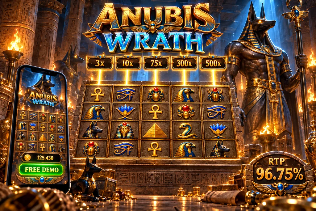 Anubis Wrath demo free play no registration