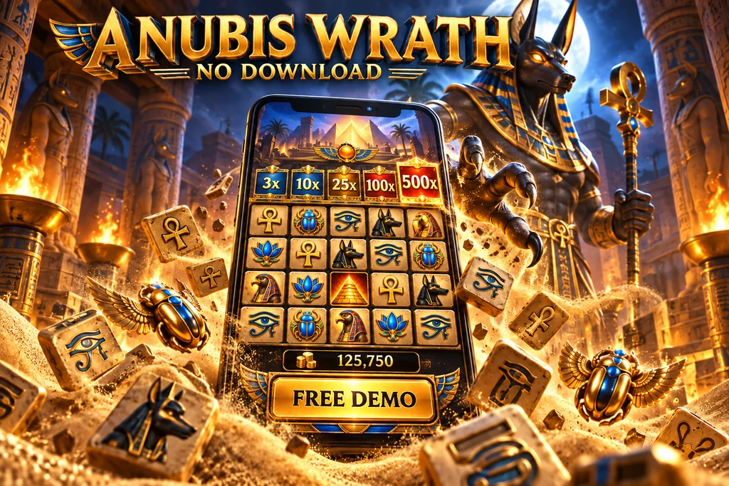 Anubis Wrath demo mobile browser portrait play