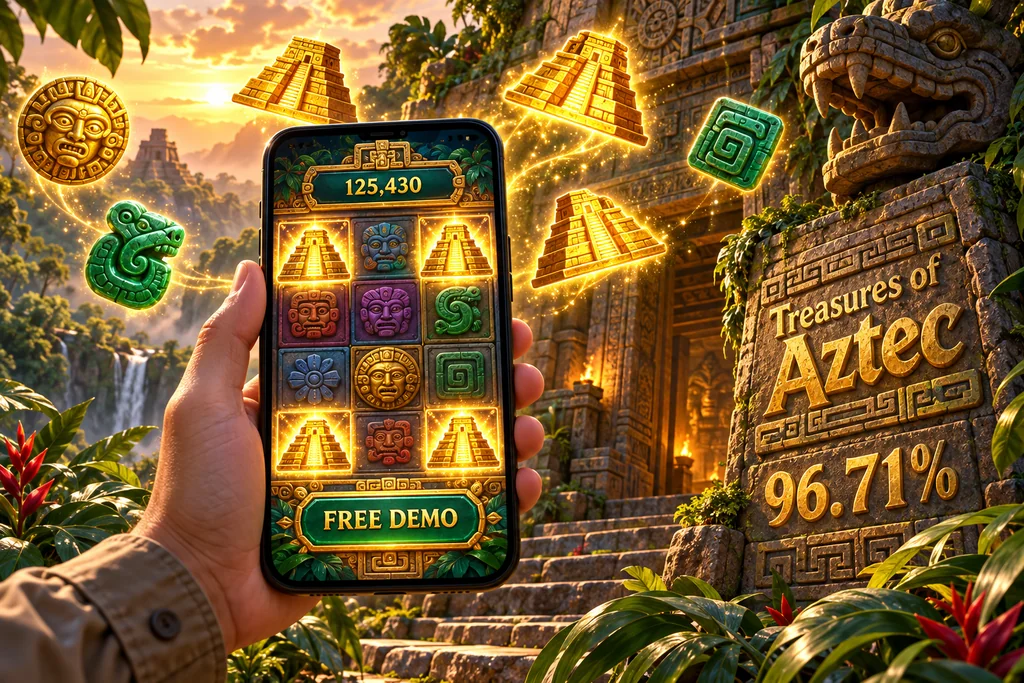 Treasures of Aztec demo on mobile free