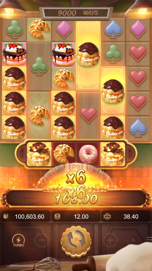 Cream puffs round paid at x6 648.00