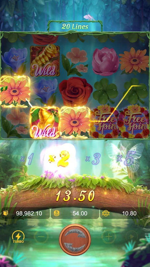 Butterfly Blossom cocoon wild x2 round