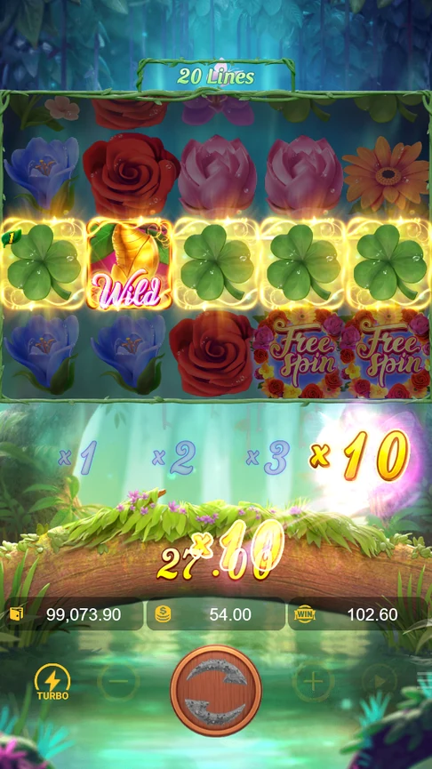 Butterfly Blossom five clovers x10 win