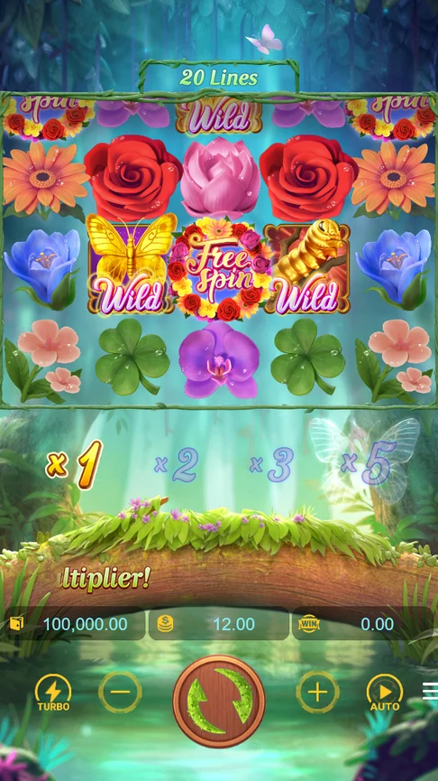 Butterfly Blossom demo 5x3 board