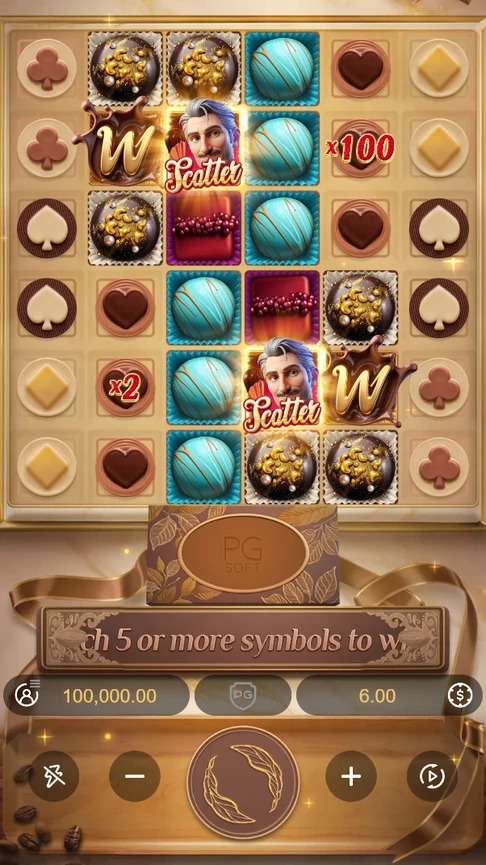 Chocolate Deluxe 6x6 board of sweets