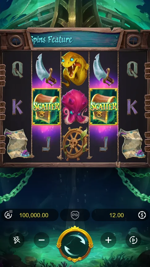 Dead Man's Riches 5x3 ghost ship reels