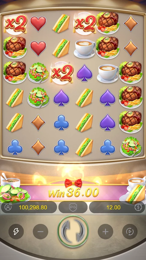Three x2 plates turn 36.00 into 216.00