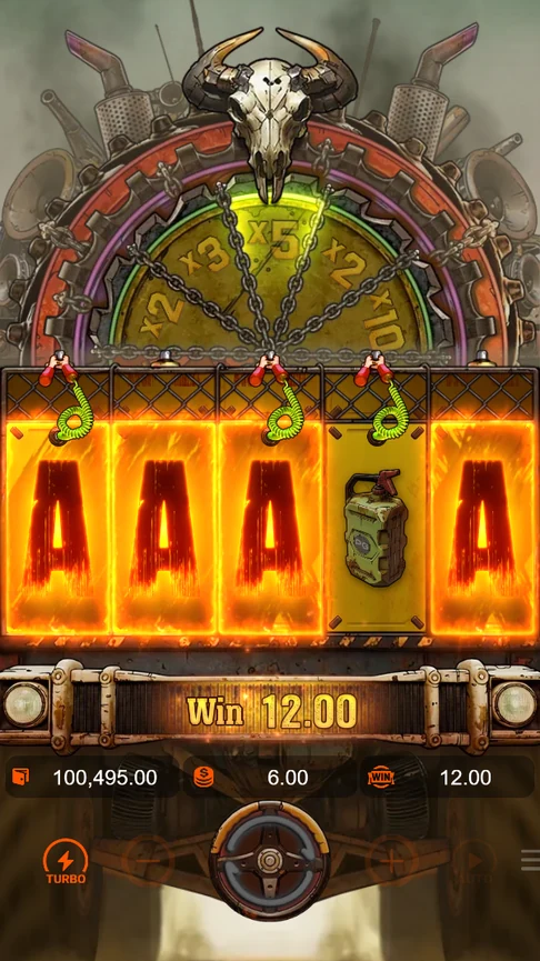 Four aces with clamps start wheel