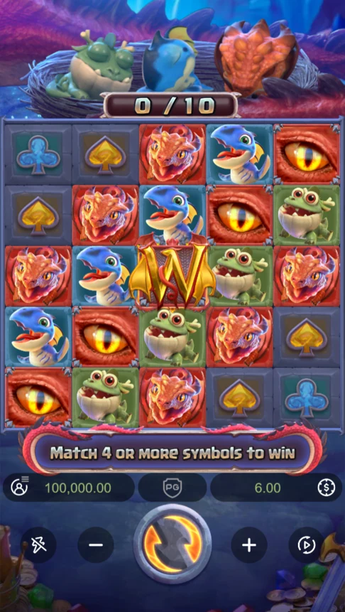 Dragon Hatch 2 demo 5x5 sticky wild