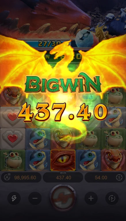 Dragon Hatch big win on 54 stake