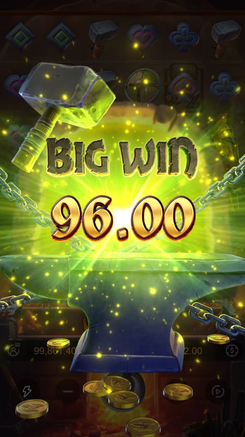 Forge of Wealth Big Win 96.00