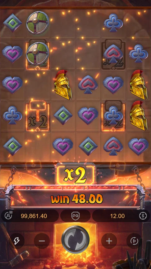 Hammers on lit slot collect x2