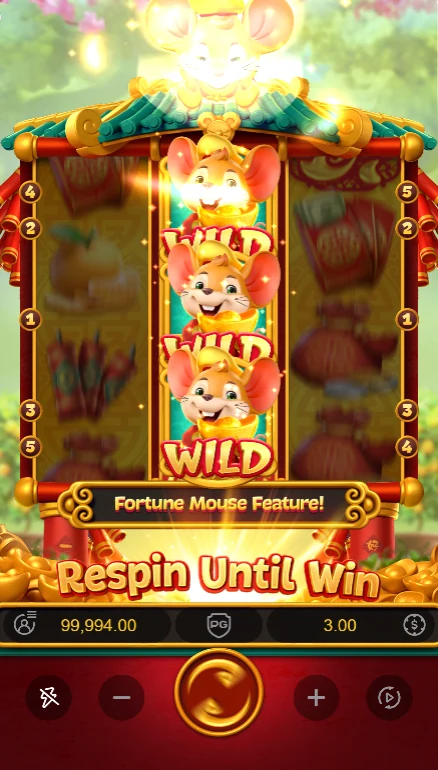 Fortune Mouse feature respin until win