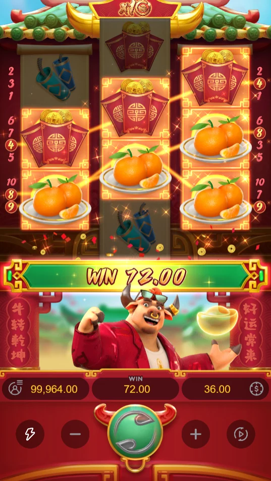 Fortune Ox red envelope line win