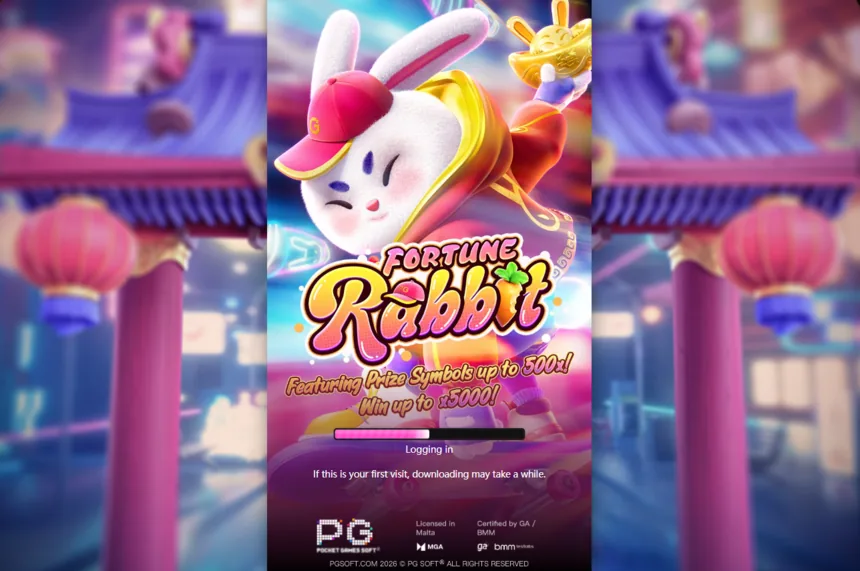Fortune Rabbit demo loading screen