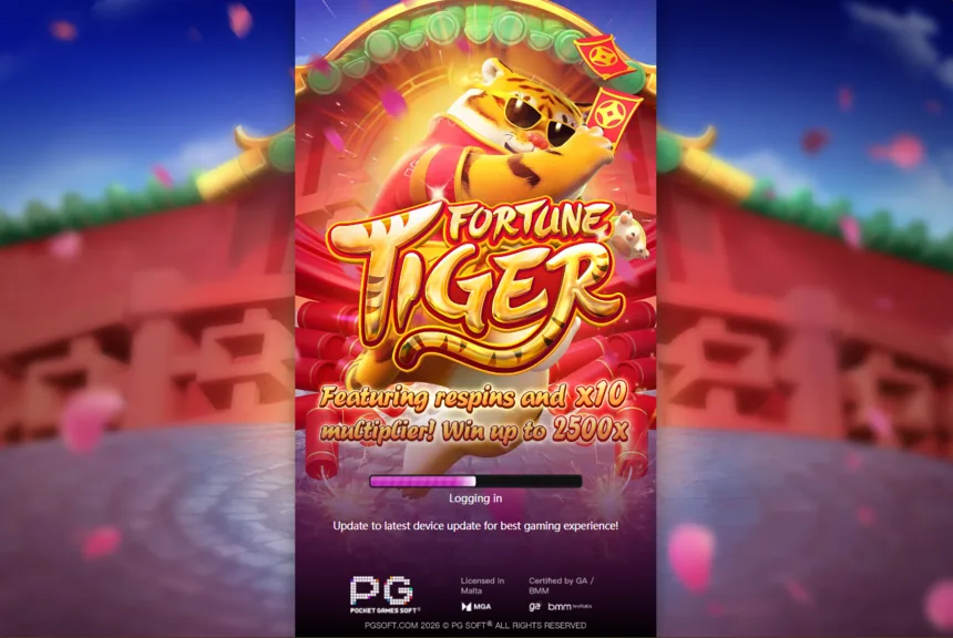 Fortune Tiger demo loading screen