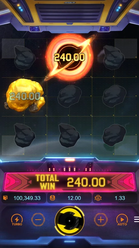 Galaxy Miner gold nugget pays 240.00