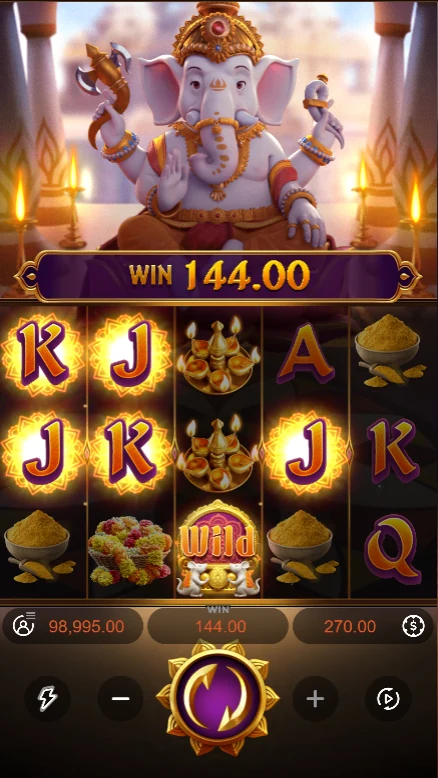 Ganesha Gold max bet 270 win