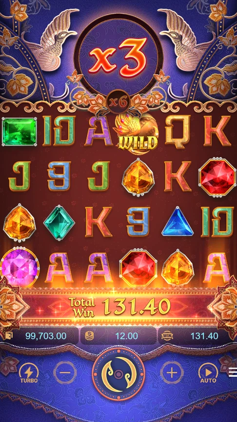 Garuda Gems x3 multiplier 131.40 win