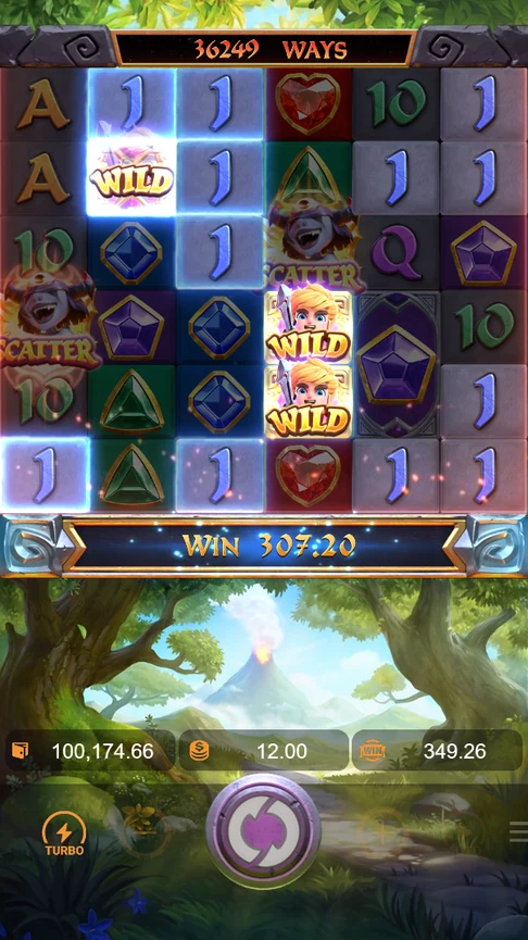 Jacks and wilds pay 307.20