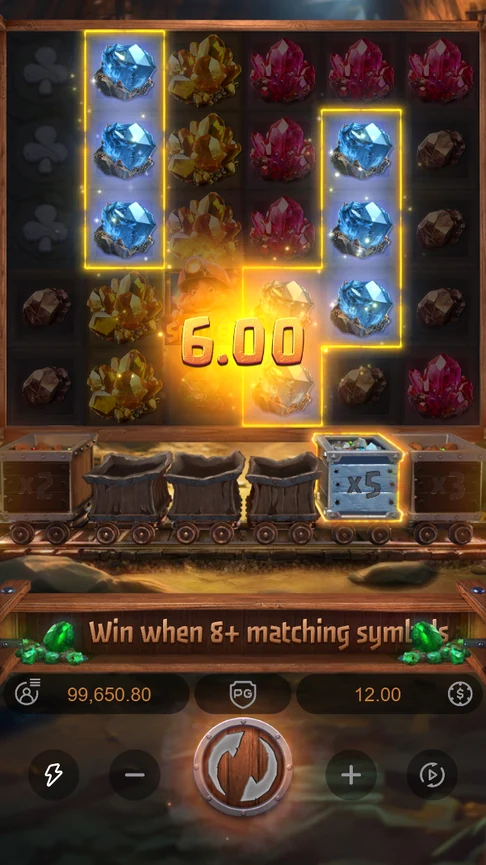 Sapphires break a crate on x5 cart