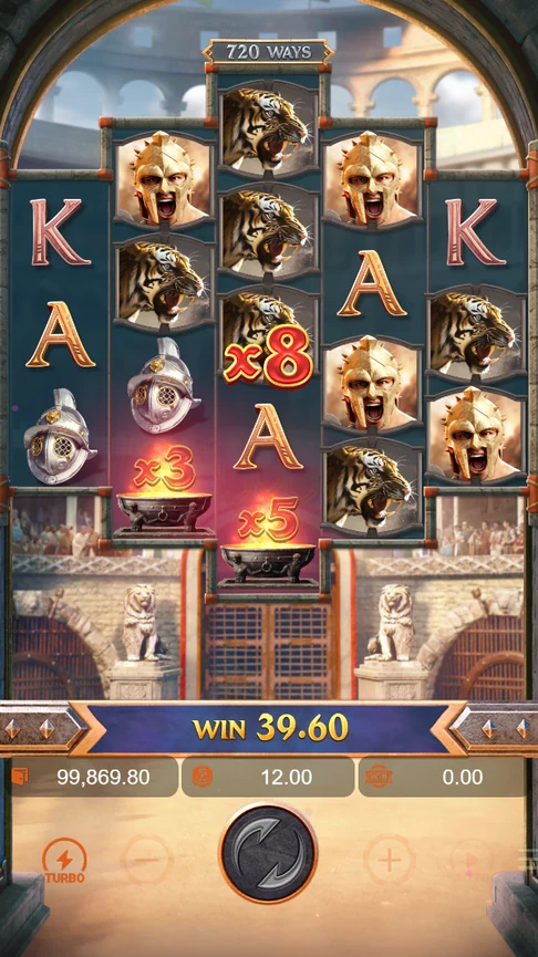 Gladiator's Glory x3 and x5 make x8