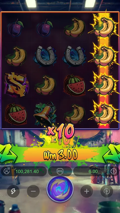 Banana column multiplied by x10