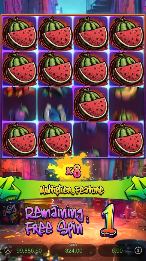 Watermelon lines paid at x8