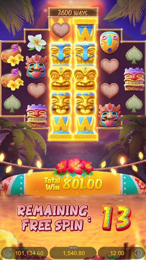 Reel four fully wild in free spins