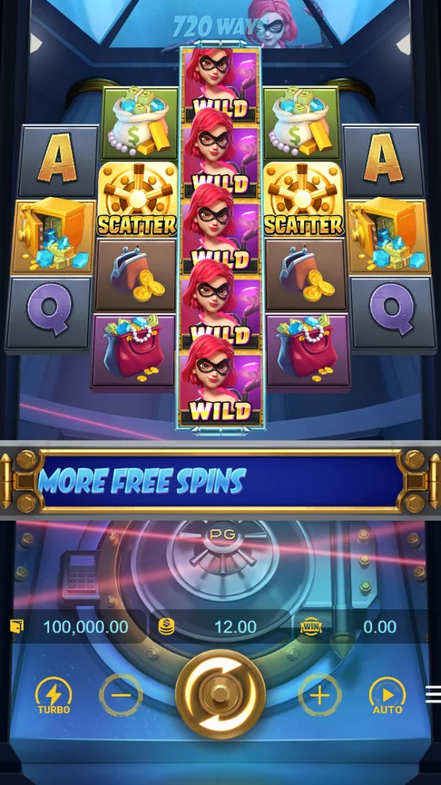 Heist Stakes vault board 720 ways