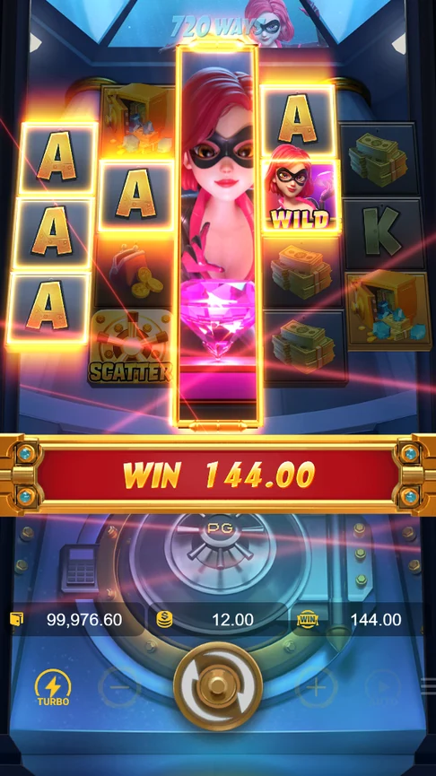 Heist Stakes wild middle reel aces 144