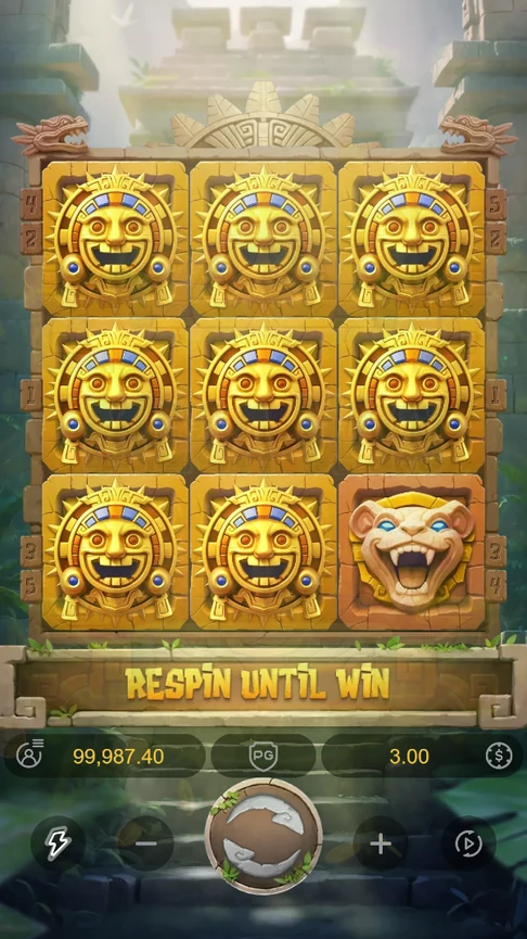 Golden masks pay 90.00 on three lines