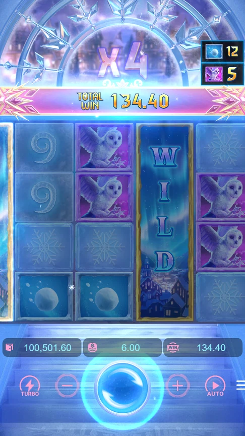 Jack Frost's Winter x4 win of 134.40
