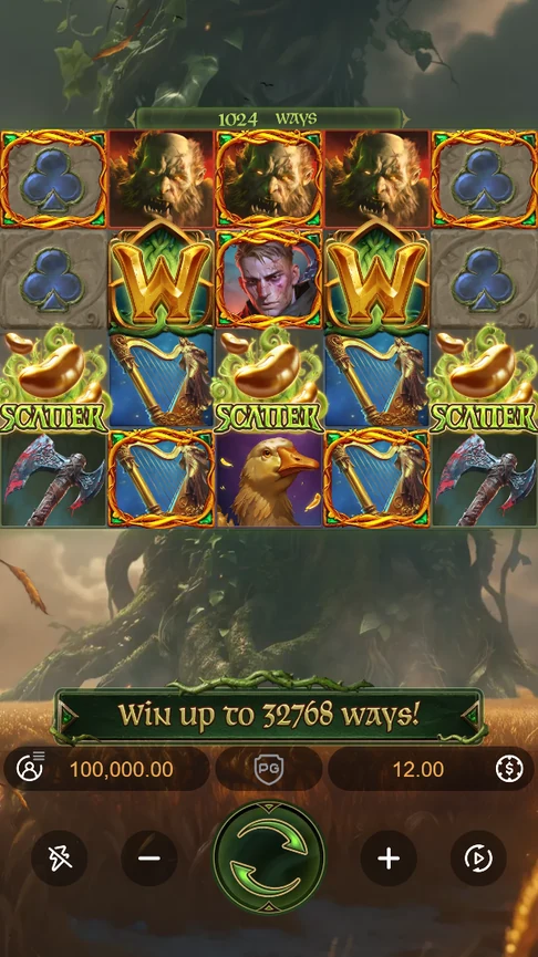 Jack the Giant Hunter 1,024 ways board