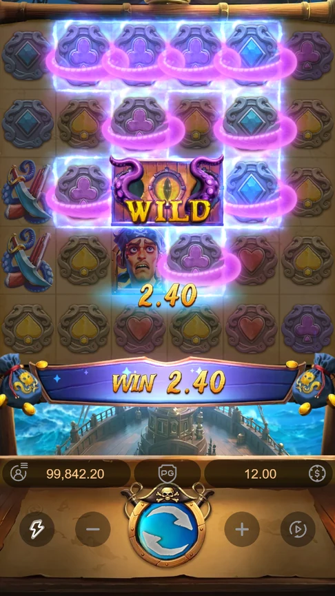 Kraken Gold Rush wild joins gem cluster