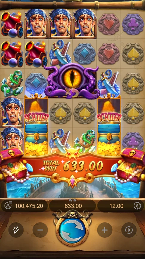 Kraken Gold Rush Super Mega Win 633.00