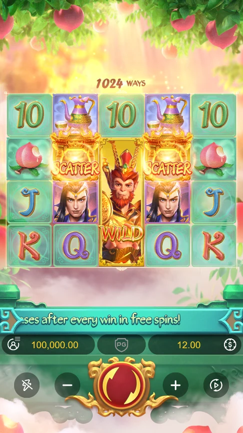 Legendary Monkey King 1024 ways peach garden