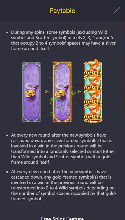 Leprechaun Riches Wilds-on-the-Way frames