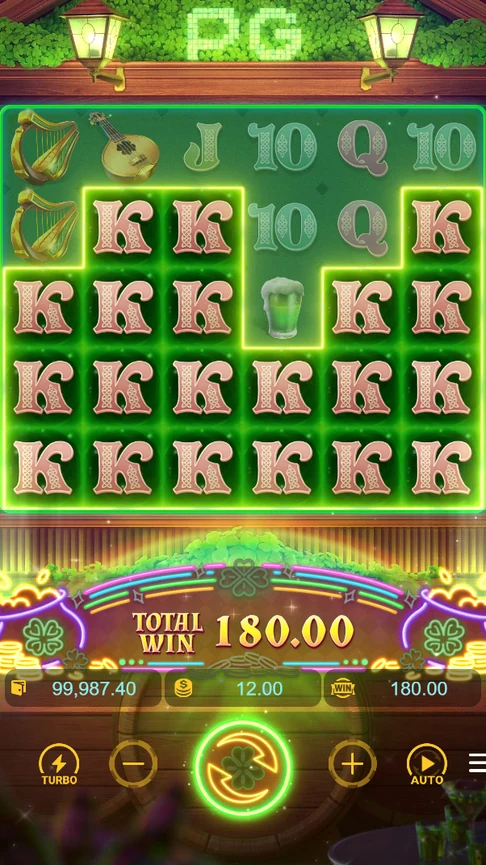 Lucky Clover Riches kings group pays 180.00
