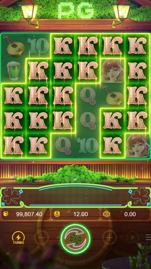 Lucky Clover Riches kings spread across grid