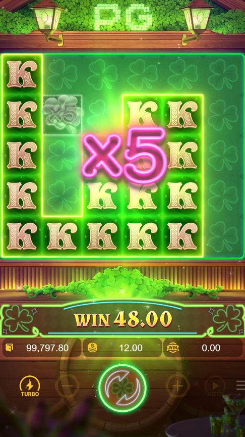 Lucky Clover Riches x5 on kings 240.00