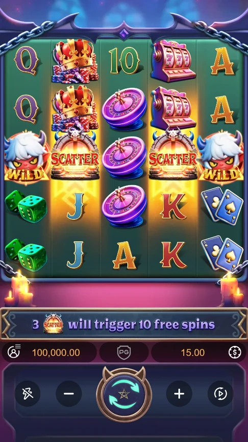 Lucky Mischief 5x5 board 25 lines