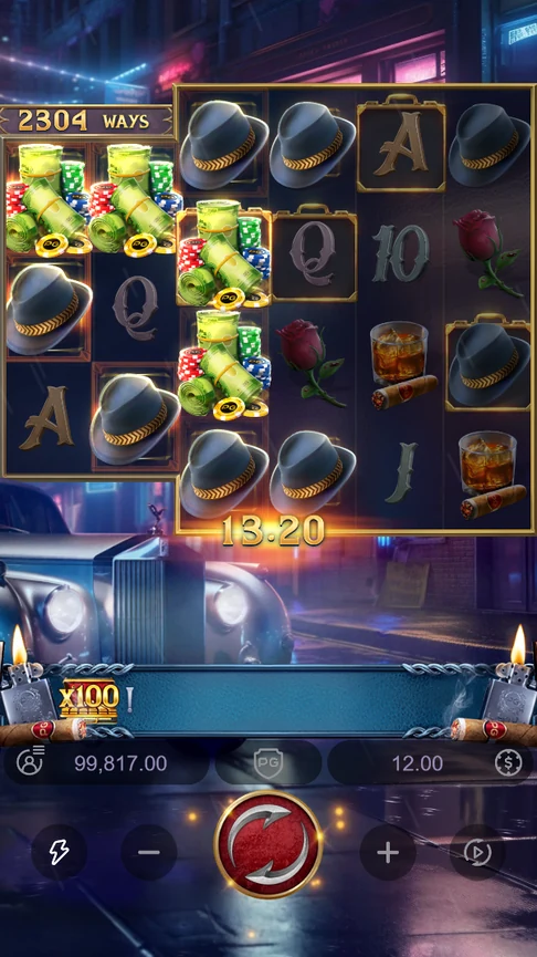Mafia Mayhem 2,304 ways cascade board