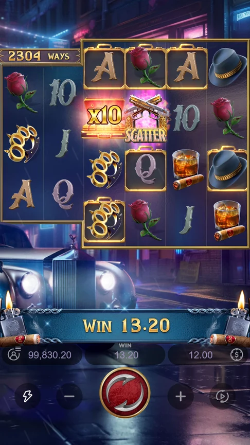 Mafia Mayhem wild becomes x10 multiplier