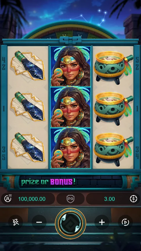 Mayan Destiny 3x3 temple reels