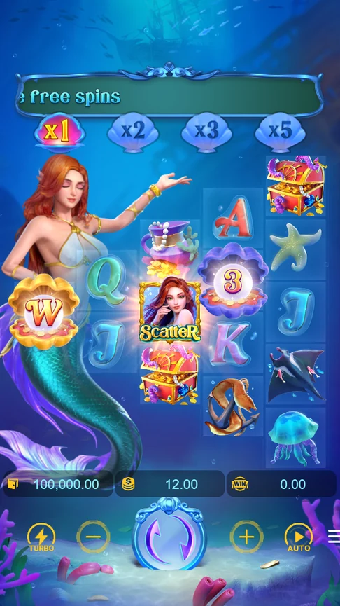 Mermaid Riches staircase reels 120 ways