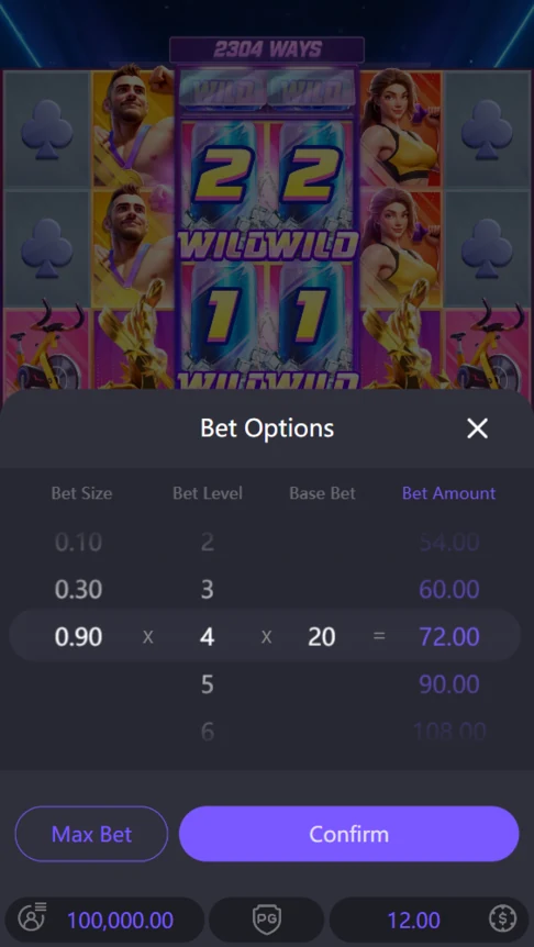 Mighty Mania demo bet options