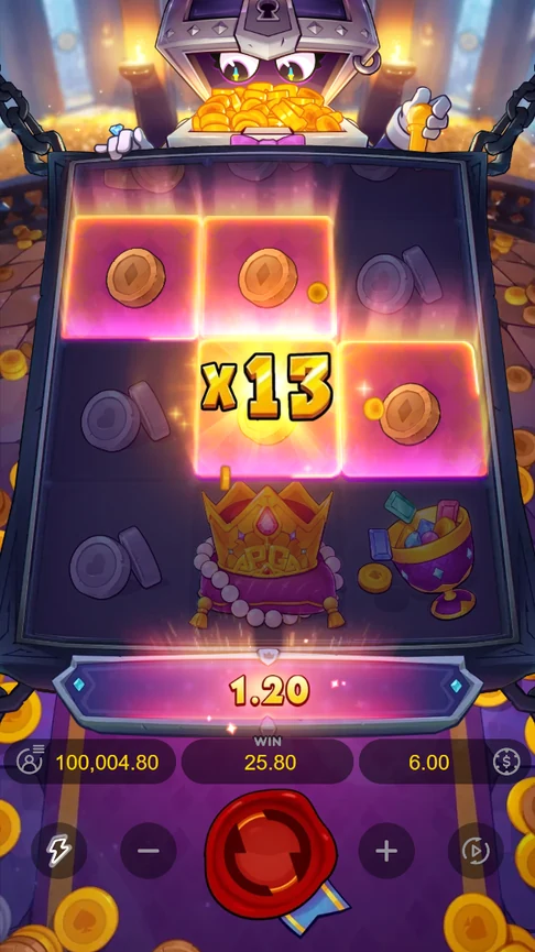 Mr. Treasure's Fortune chest at x13