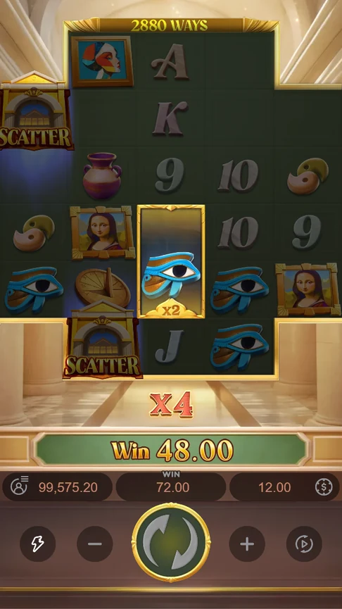 Queens round paid at x4 48.00