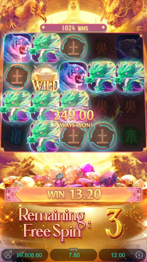 Cross of azure dragons pays 249.00