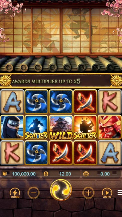 Ninja vs Samurai demo two scatters